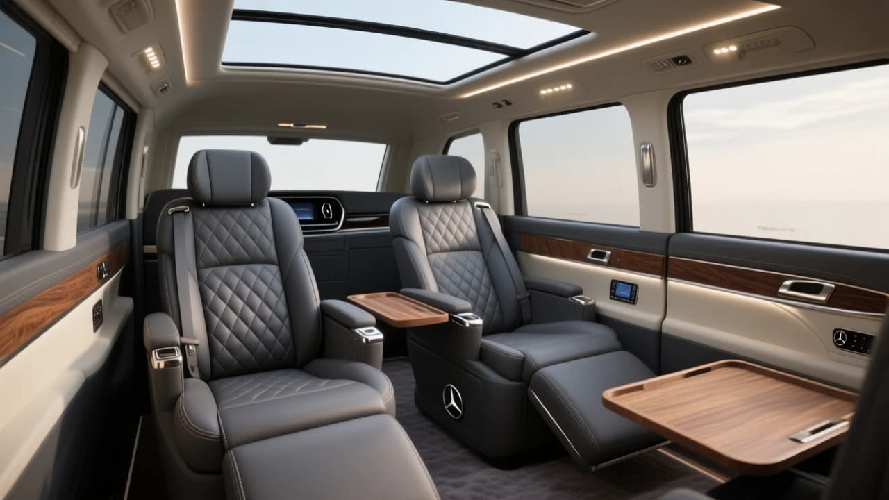Mercedes-Benz V-Class | Luxury Van Interior